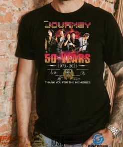 Journey 50 Years 1973 2023 Thank You For The Memories T Shirt