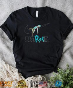 Just Rick It Nike Logo Rick And Morty Cartoon Unisex Sweatshirt