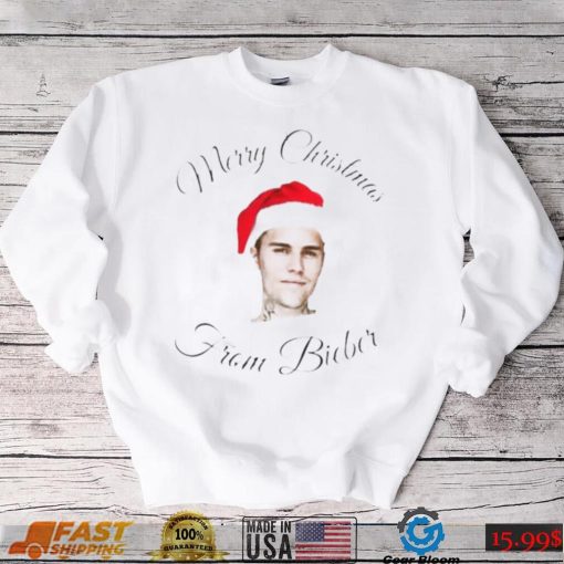 Justin Bieber Merry Christmas 2022 shirt