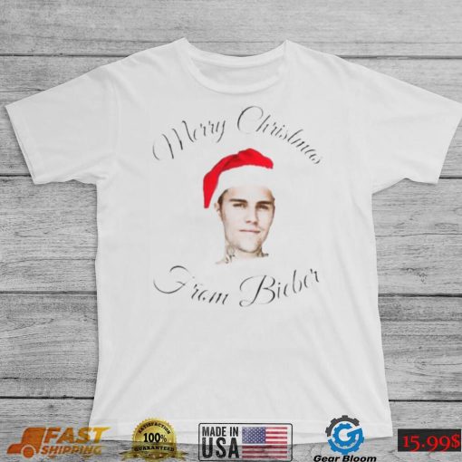 Justin Bieber Merry Christmas 2022 shirt