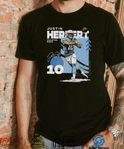 Justin Herbert Los Angeles Chargers Quarterback Squared signature shirt