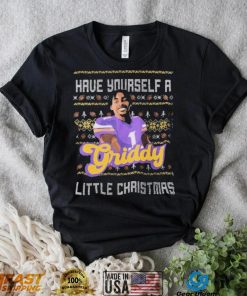 Justin Jefferson Have Yourself a Griddy Little Christmas Ugly shirt