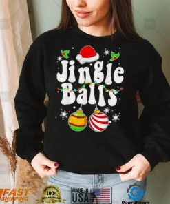 Tinsel Tits And Jingle Balls Matching Christmas Couple Shirt