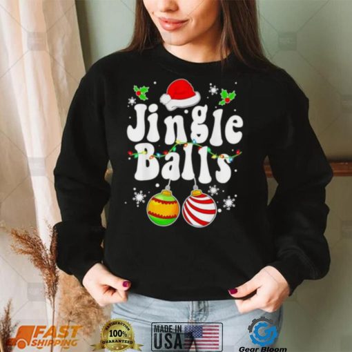 Tinsel Tits And Jingle Balls Matching Christmas Couple Shirt