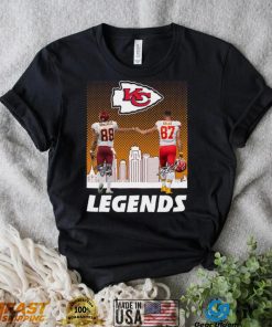 Kansas City Chiefs Gonzalez Kelce Legends City Signatures Signature Shirt