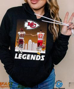 Kansas City Chiefs Gonzalez Kelce Legends City Signatures Signature Shirt