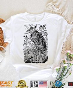 Kathleen Neeley Ok Fauna Armadillo art shirt