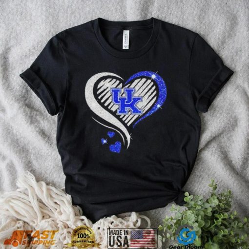 Kentucky Wildcats diamond heart T Shirt