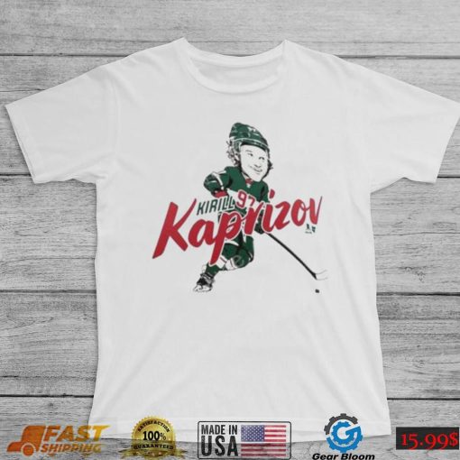 Kirill kaprizov player caricature shirt