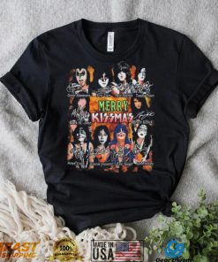 Kiss Band Merry Kissmas Christmas Signatures Shirt