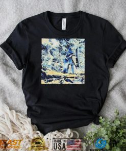 Knight in Winter Storm Japanese art shirt