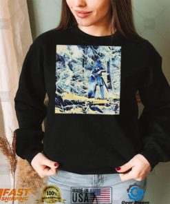 Knight in Winter Storm Japanese art shirt