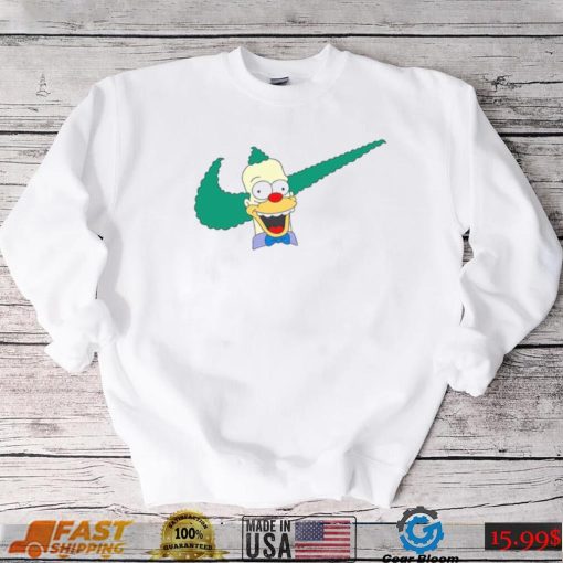 Kristy The Clown The Simpsons Mix Nike Logo Unisex Sweatshirt