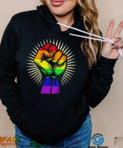 LGBT Pride hand fight shirt