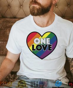 LGBT Pride heart One Love soccer World Cup 2022 shirt