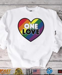 LGBT Pride heart One Love soccer World Cup 2022 shirt