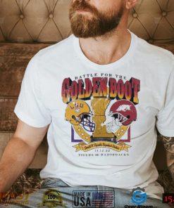 LSU Tiger Vs Arkansas Razorbacks Battle For The Golden Boot 2022 Gameday Matchup Shirt