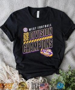 LSU Tigers 2022 SEC West Division Football Champions Shirt