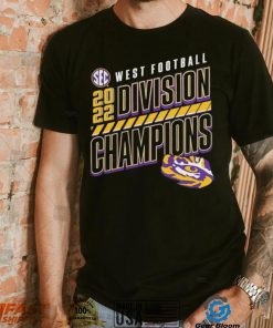 LSU Tigers Champions SEC West Division Football 2022 shirt