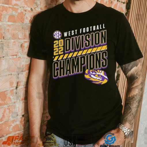 LSU Tigers Champions SEC West Division Football 2022 shirt