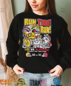 LSU Tigers Run Tide Run 2022 LSU 32 31 Alabama Shirt