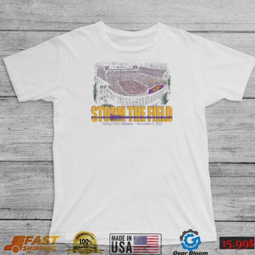 LSU Tigers Storm The Field Victory Over Alabama 2022 shirt