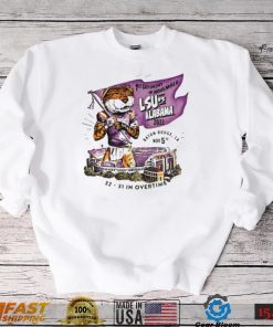 LSU Tigers vs Alabama Crimson Tide 1st Saturday in November 2022 32 – 31 on Overtime shirt