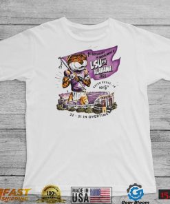 LSU Tigers vs Alabama Crimson Tide 1st Saturday in November 2022 32 – 31 on Overtime shirt