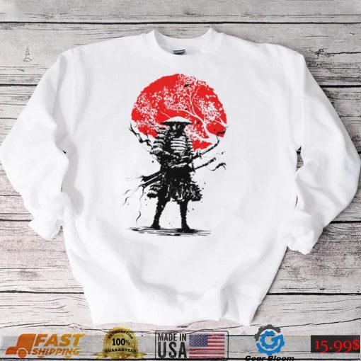 Last Samurai of Japan sunset art shirt