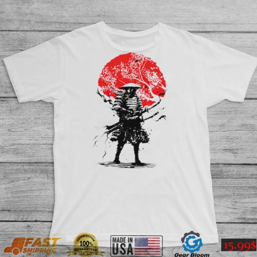 Last Samurai of Japan sunset art shirt