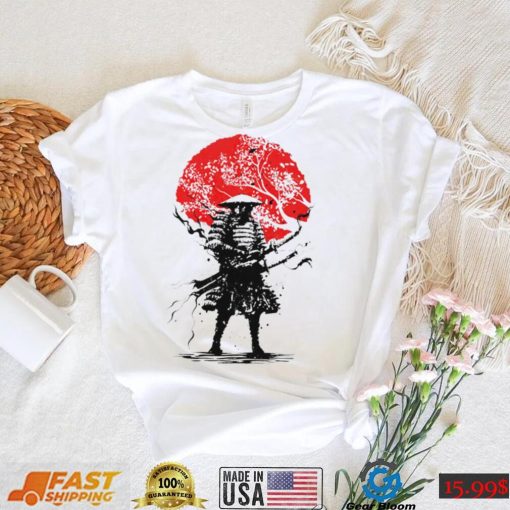 Last Samurai of Japan sunset art shirt