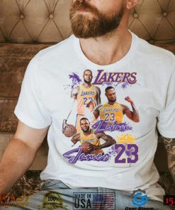 Lebron James T shirt, 23 Lakers Shirt, Los Angeles Lakers Shirt, NBA Team Lakers T Shirt