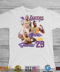 Lebron James T shirt, 23 Lakers Shirt, Los Angeles Lakers Shirt, NBA Team Lakers T Shirt