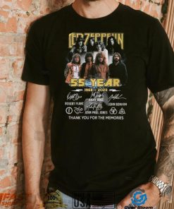 Led Zeppelin 55 Year 1968 – 2023 Thank You For The Memories T Shirt