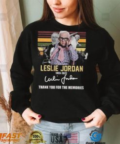 Leslie Jordan 1955 – 2022 Thank You For The Memories T Shirt