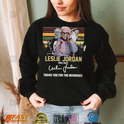 Leslie Jordan 1955 – 2022 Thank You For The Memories T Shirt