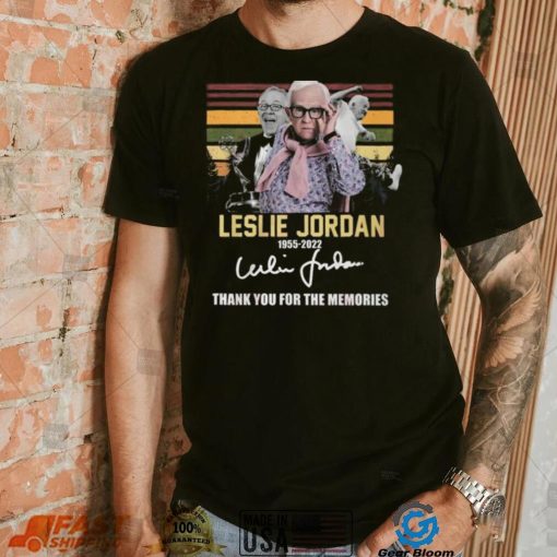 Leslie Jordan 1955 – 2022 Thank You For The Memories T Shirt