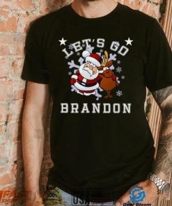 Let’s Go Brandon Santa Reindeer Christmas Holiday Biden Shirt