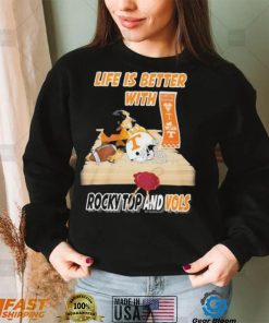 Life Is Better With Rocky Top And Vols Tennessee Football Shirt