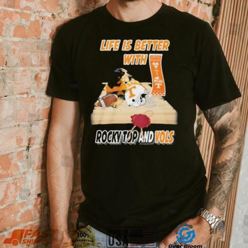 Life Is Better With Rocky Top And Vols Tennessee Football Shirt