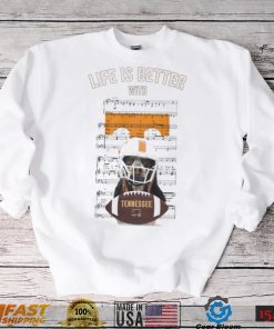 Life Is Better With Tennessee Rocky Top Song Lyrics Shirt