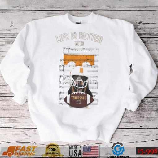 Life Is Better With Tennessee Rocky Top Song Lyrics Shirt