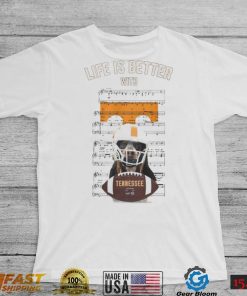 Life Is Better With Tennessee Rocky Top Song Lyrics Shirt