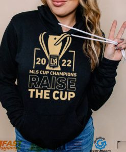 Los Angeles FC 2022 MLS Cup Champions Raise The Cup Shirt