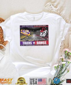 Lsu Tigers Vs Georgia Bulldogs Sec Championship 2022 East Meets West To See Who’s Best Shirt