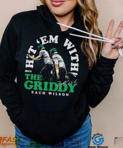 Zach Wilson New York Jets Hit ‘Em With The Griddy Signature Shirt