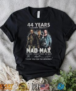 Mad Max 1979 2023 Thank You For The Memories T Shirt