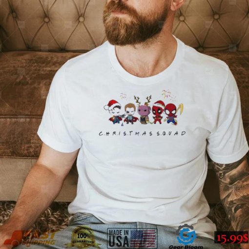 Marvel Avengers Friends Christmas Squad Shirt