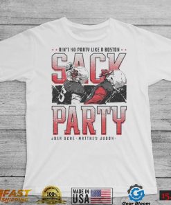 Matt Judon & Josh Uche New England Patriots Sack Party shirt