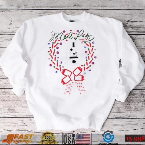 Med Lab Holiday Wreath Christmas 2022 shirt